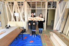鈴鹿市稲生の新築住宅で手形式を行いました。